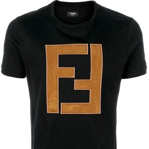 Fendi FF Logo Black T-shirt